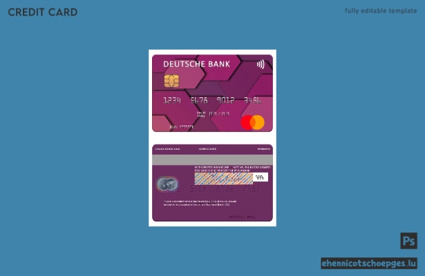 USA Deutsche Bank Mastercard Beispielvorschau